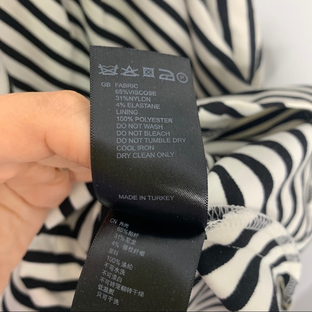 Reiss Striped Dress Side Pockets - Picture 7 of 10